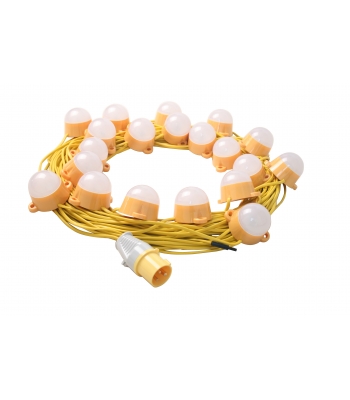 LUMER LED Festoon Lighting Kit IP44 110V - 50 Metre (New Brighter Linkable Version) - Code LM05246