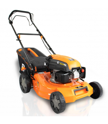 P1 Power P4600SP 18 inch  / 46cm 139cc 3-in-1 Petrol Self-Propelled Lawnmower, 60L Collect, Rear Discharge & Mulching