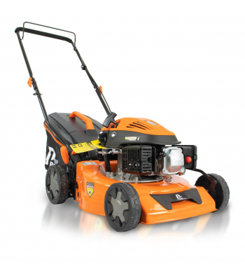 P1 Power P4100P 16 inch  / 41cm 79cc Petrol Push Lawnmower Powered by Hyundai, 40L Collect & Rear Discharge