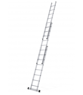Zarges 49798 Z200 extension ladder, 3-part 5.25m Extended (New EN131-1+2 Fully Compliant)