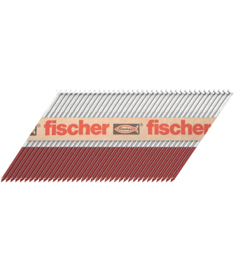 Fischer 534779 1st Fix Nail Pack 3.1 x 63mm Ring Nails SS04 Stainless Steel A2 (1100 nails, 1 fuel)