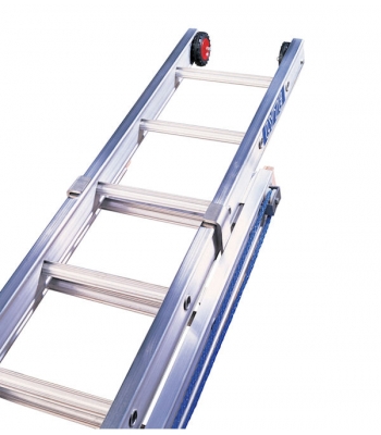 Lyte Heavy Duty Double Rope Operated 3 Section Extension Ladders Class 1