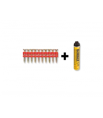 Dewalt C5 Track-It XH Nails for very hard concrete - 17mm x 3mm Shank + Fuel Cell - 700 nails (Code DDF6510017)