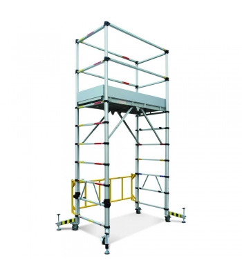LyteUP 2mtr (max) Platform Height Telescopic Scaffold Tower