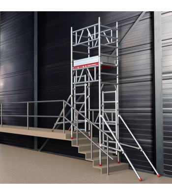 Pop Up MiSTAIRS - MiTOWER for Stairs - 6.7m Working Height - Front and Rear Access - MS5M