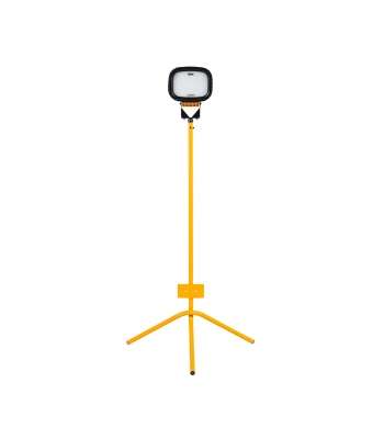 Defender E705633 LED6000S Single Head Floodlight with Fixed Leg Tripod 110v (5000 Lumens)
