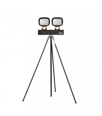 Defender E705630 LED6000S Twin Head Floodlight with Swing Leg Tripod 110v (10,000 Lumens)