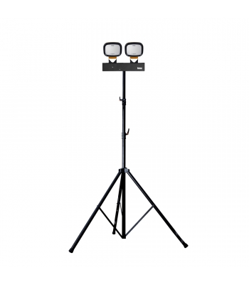 Defender E705639 LED3000S Twin Head Floodlight with Aluminium Mast 110V