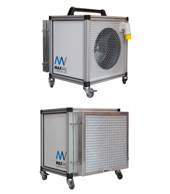 Maxvac DB900 Dustblocker 900 Air Filtration Cleaner White, C/W G3, G4, H14 Filters - 240v or 110v
