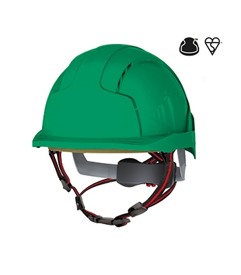 JSP EVOLite Skyworker Industrial Height Safety Helmet - Code AJS260_000_300 - Green
