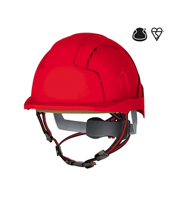JSP EVOLite® Skyworker™ Industrial Height Safety Helmet - Code AJS260_000_600 - Red