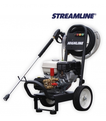 HIGHLINE™ HP-T12150PHR Honda Petrol Powered Trolley Mounted Pressure Washer, 12LPM 150BAR