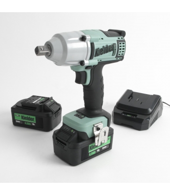 Kielder KWT-012-51 ½” Drive 18V Brushless Impact Wrench & 2 x 4Ah Batteries