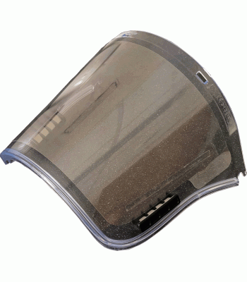 JSP Powercap Infinity Visor with Black Valves - CEU110-001-300
