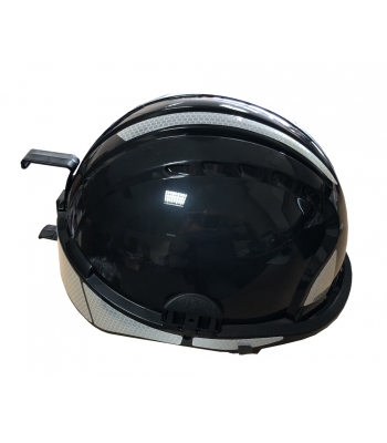 JSP Replacement Helmet for Powercap Infinity Respirator Micro Peak Wheel CR2 Accessory Slot Seals Battery Clip and Visor Carrier Adaptors Black - AKG179-P01-100