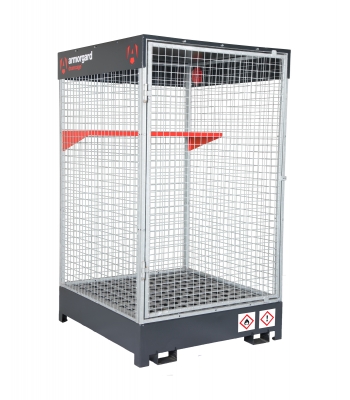 Armorgard Drumcage Hazardous Goods Storage (COSHH Compliant Storage Cage for Liquids, Gases + Solids) - Code DRC4