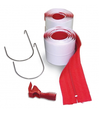 Zipwall Heavy Duty Self Adhesive Zippers - 2 Pack