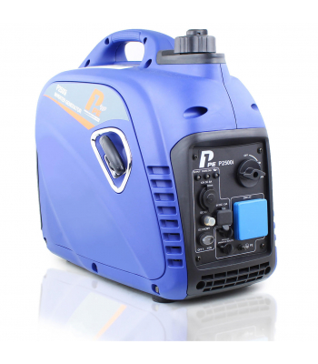 P1 Power P2500i 2200W / 2.2kW Petrol Invertor Generator, Portable, Lightweight Suitcase Style with DC & USB