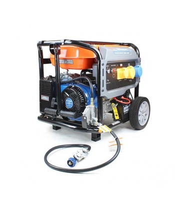 P1PE P10000LELPG 7900w Dual Fuel LPG/Petrol 3000rpm generator 460cc E-Start, Wheel Kit 115/230v