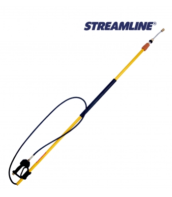 HIGHLINE HP-24 Glass Fibre Telescopic Pole 3 Sections with Nozzle Included