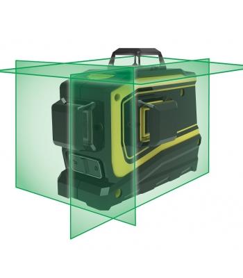Spectra LT58G 3-Plane Superbright Green Beam Laser Level C/W Accessory Kit