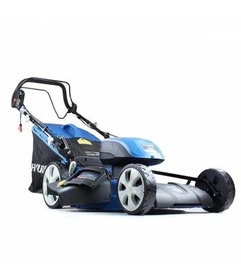 Hyundai HYM120LI510 120V Lithium Ion Cordless Battery Powered Self Propelled 3 in 1 Lawn Mower inc 2 x 60v Batteries & Charger - 3 year warranty