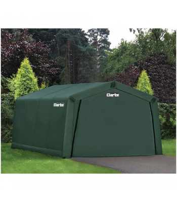 Clarke CIG81224 Heavy Duty Instant Garage – Dark Green (7.3 X 3.7 X 2.5m)