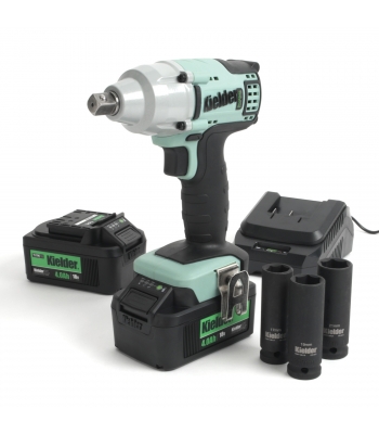 Kielder KWT-002-08 18v 1/2” Impact Wrench 2 x 4.0Ah Li-Ion c/w 3 x Impact Sockets