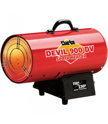 Clarke Devil 900DV Dual Voltage 110/230v Gas Heater