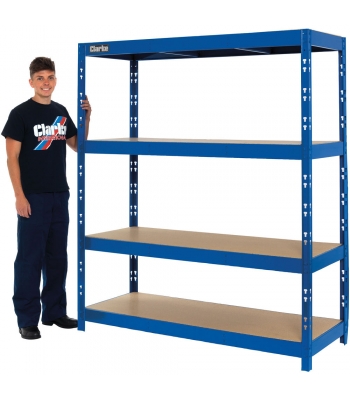 Clarke 350kg Boltless shelving (Blue) CSM4350S/60BL  (Ref: 6600770)