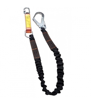 Aresta AR-03908-18 Elasticated Webbing Lanyard with Scaffhook 1.8M