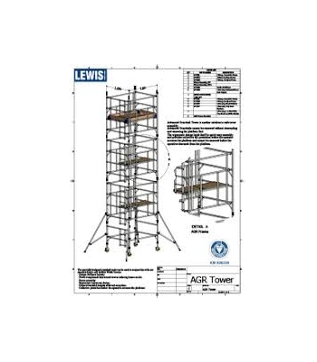 Lewis LTC06B 0.6m Toe Board Wood