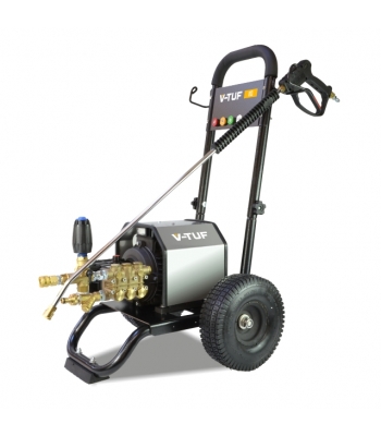 V-TUF 110V Cold Water Electric Pressure Washer 1450psi inc Gun, Lance & 10m Hose Kit - Code VTUF110