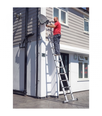 Clarke TL-3B Aluminium 3.8m Telescopic Ladder