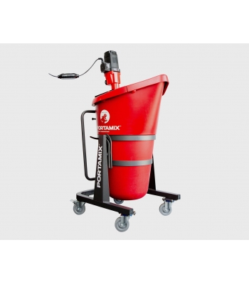 Portamix PMH80CRL Mega Hippo 110v - Includes Rimless Canister, Liner, 110v x 1800w Motor, TW225 Helix, TW225D Helix with F Series Castors