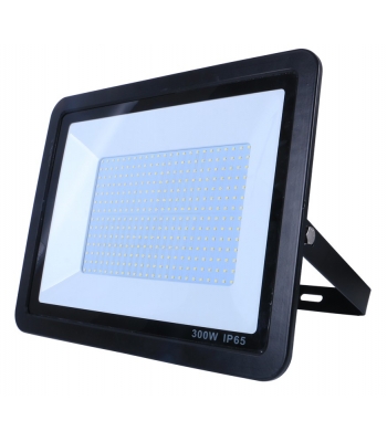 Red Arrow 300W SMD AC Floodlight Photocell - 6000K - Black - FLAC300BPC