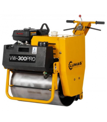Lumag VW300PRO 266kg 600mm Wide Single Pedestrian Drum Road Roller