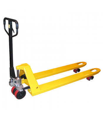 2500kg Wide Pallet Truck 685×1150 Pallet Truck PU Rollers