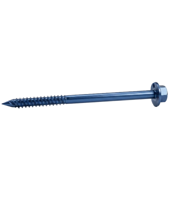6.3 x 160mm Masonry Screws with Slotted Hex Washer Head - Box of 100