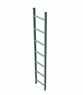 Zarges Galvanized Steel Shaft Ladder