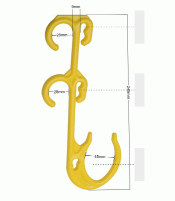 LUMER Cable Management Hooks (Pack 10) - Code LM03102