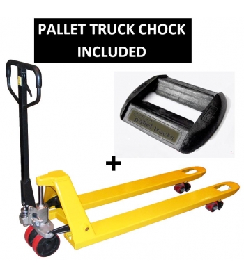 2500kg Euro Pallet Truck with Chock