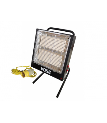 VOSE HE7 Ceramic 2.8kw Heater c/w 2 x 1400w Elements (110v) - Code VS0266