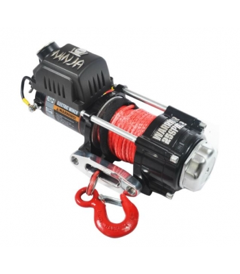 Warrior NINJA 2500lb Electric Winch 12V (25SPA12)/24V (25SPA24) – Synthetic Rope