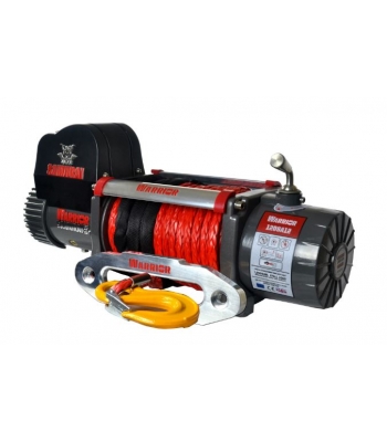 Warrior SAMURAI 12000lb 12V (120SA12)/24V (120SA24) Electric Winch – Synthetic Rope