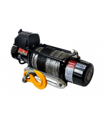 Warrior SPARTAN 12000lb Electric Winch 12V (12SPA12)/24V (12SPA24) – Synthetic Rope