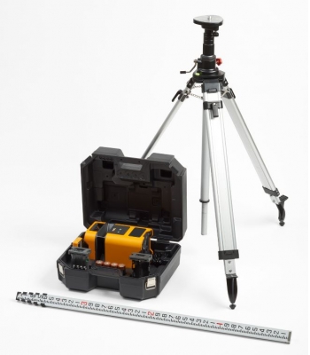 PLS H2 KIT, Horizontal Red Rotary Laser Kit (Rechargeable or Alkaline Options Available)