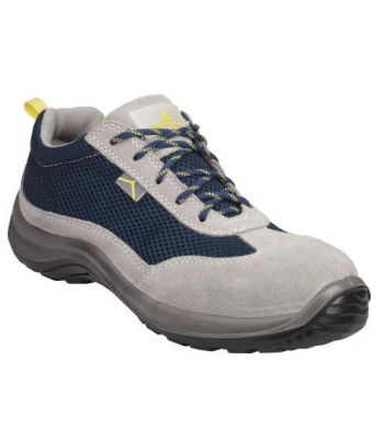 DeltaPlus SUEDE SPLIT LEATHER AND MESH LOW SHOES - S1P SRC