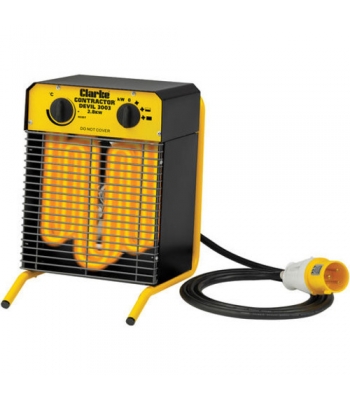 Clarke Devil 3003 2.8kW Electric Fan Heater (110V)