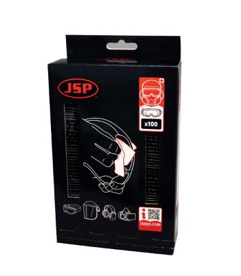 JSP Box of 100 Pre-Moistened PPE Wipes - ASU200-000-100 (40 Boxes Bulk Pack)